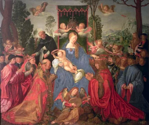 Retable de la guirlande de roses, 1600
